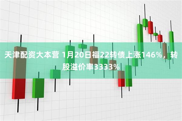 天津配资大本营 1月20日福22转债上涨146%，转股溢价率3333%